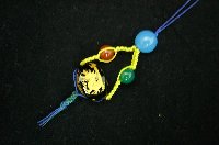 四神ストラップ　ジェイド、カーネリアン&緑メノウ